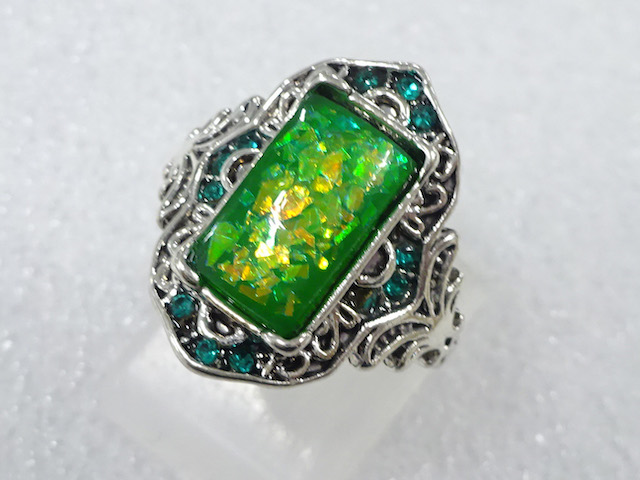 COLORED STONE FASHION RING / JP SIZE 9